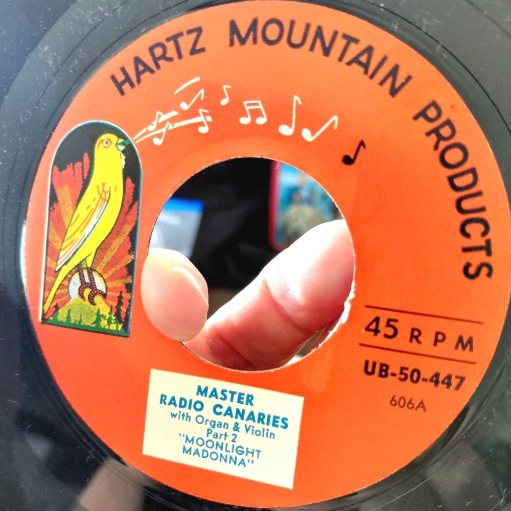 Hartz Mountain Products Vinyl 45mpr Record